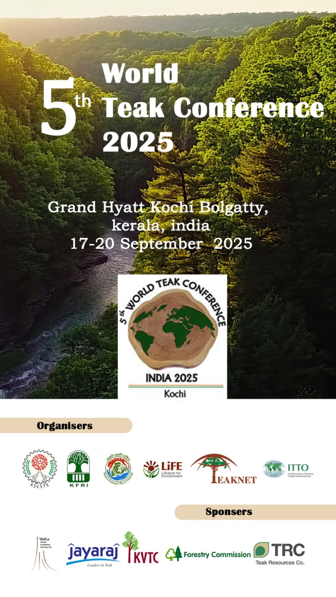 mibile image for 5th World Teak Conference! 